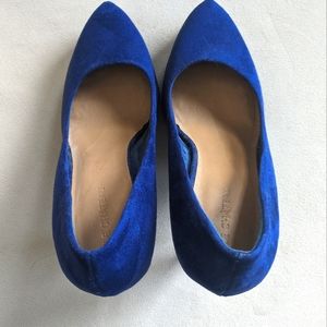 Blue Platform Stiletto Heels